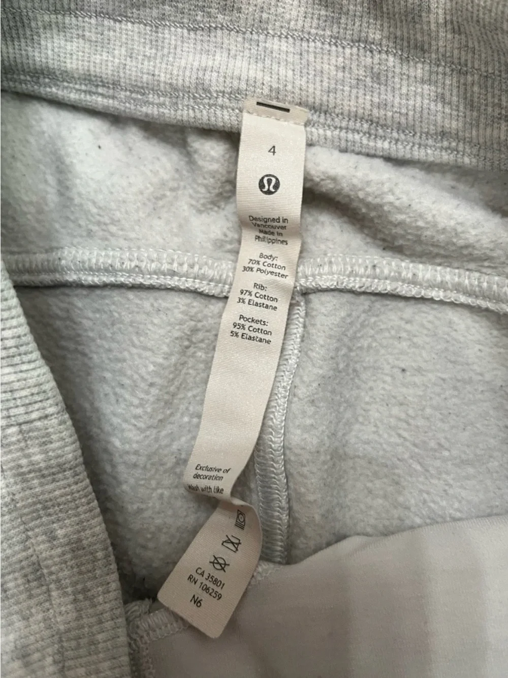 lululemon athletica euc size